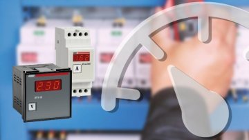 Měřící rozváděčové přístroje - Zobrazení - 3 číselný LED