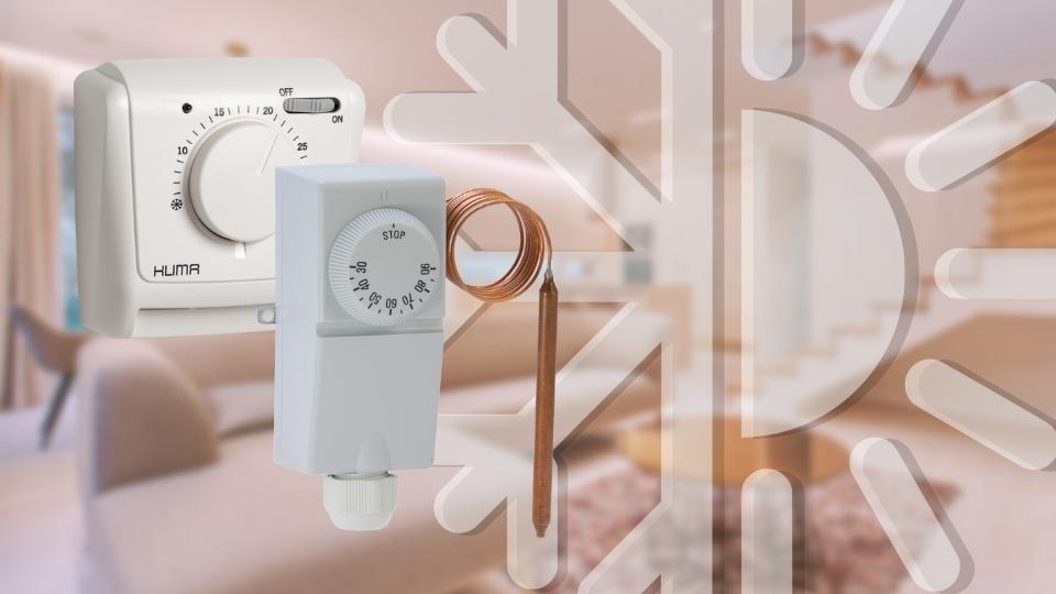 Mechanické termostaty - Rozsah ovládání - 0÷90 °C