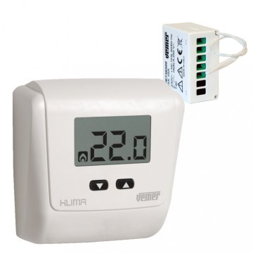 Elektronické termostaty - Montáž - Na stěnu