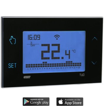 Digitální programovatelné termostaty na stěnu - Rozlišení měření - 0,1 °C