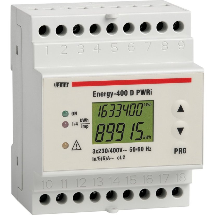 Třífázový elektroměr Vemer Energy-400 D PWRi Třífázový elektroměr Vemer Energy-400 D PWRi
