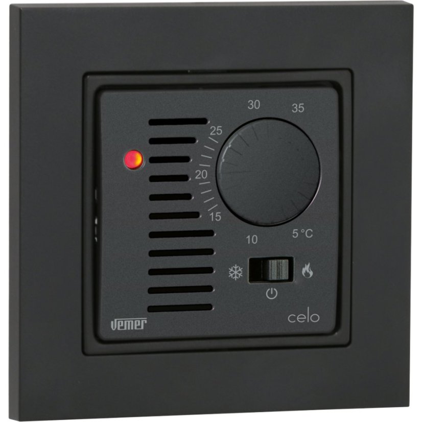 Elektronický termostat zapuštěný Vemer Celo-INT