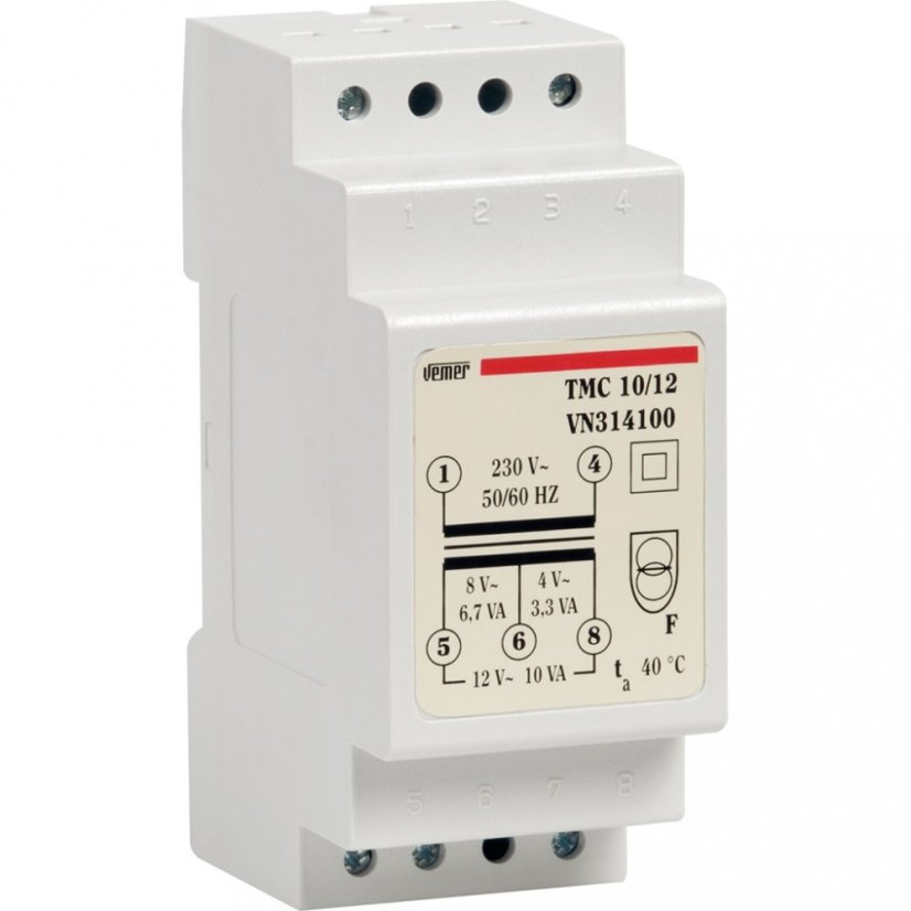 Bezpečnostní transformátor pro trvalou zátěž Vemer TMC 10/12