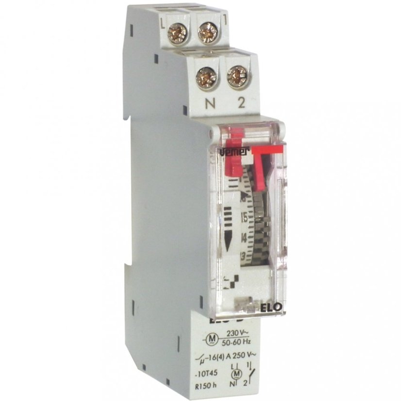 Elektromechanické spínací hodiny Vemer ELO-D Elektromechanické spínací hodiny Vemer ELO-D