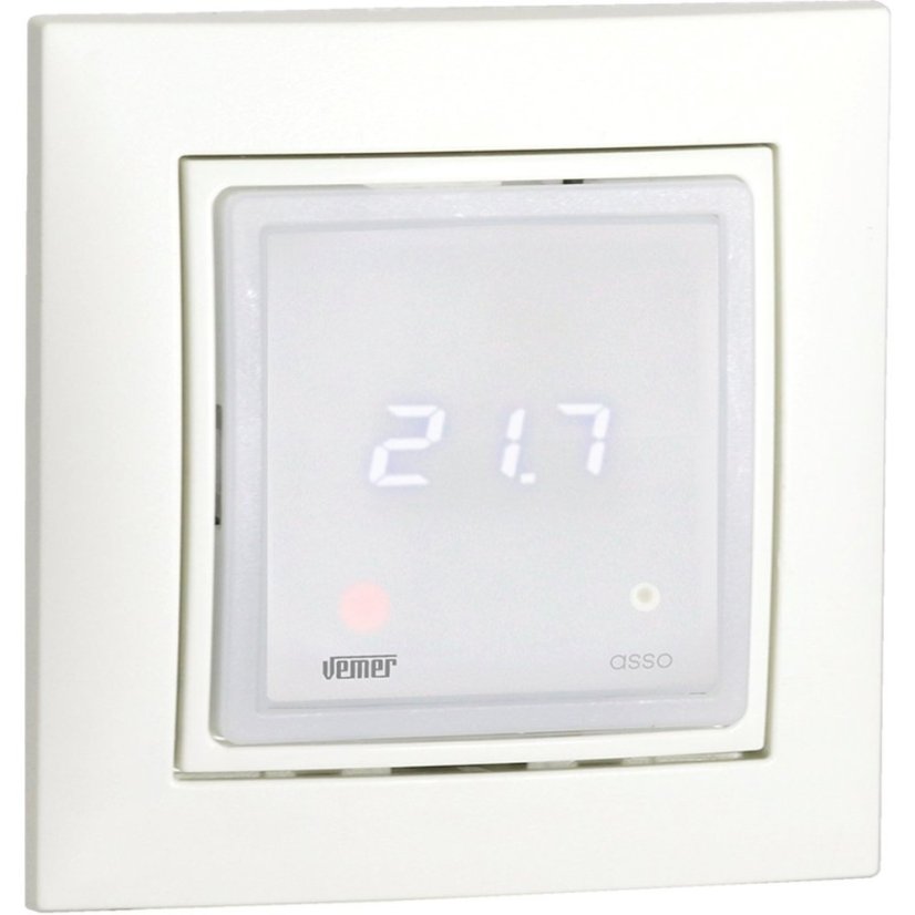 Digitální programovatelný termostat zapuštěný Vemer Asso Wi-Fi-INT
