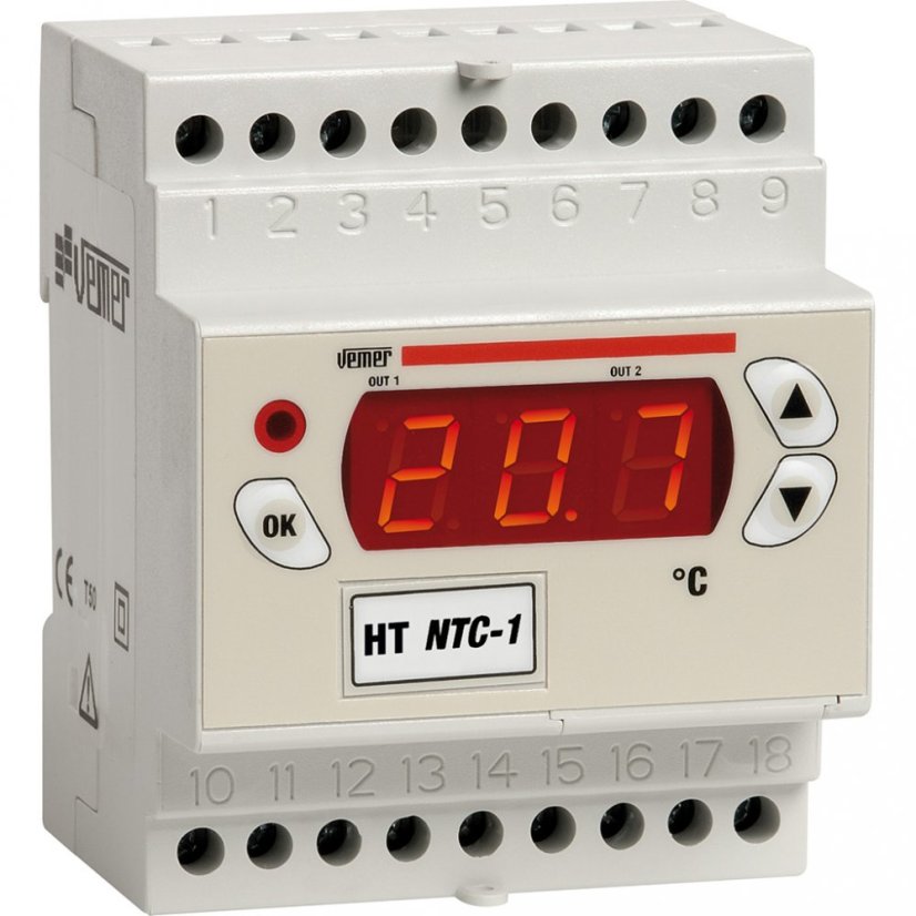 Digitální termoregulátor Vemer HT NTC-1DA Digitální termoregulátor Vemer HT NTC-1DA