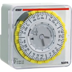 Elektromechanické spínací hodiny Vemer NAPA-W