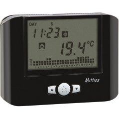 Digitální programovatelný termostat na stěnu Vemer Mithos RF Nero