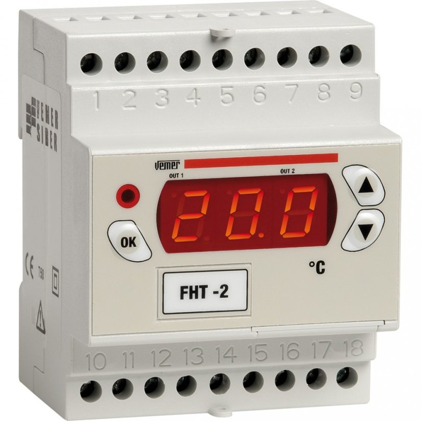 Digitální termoregulátor Vemer FHT-2DA Digitální termoregulátor Vemer FHT-2DA