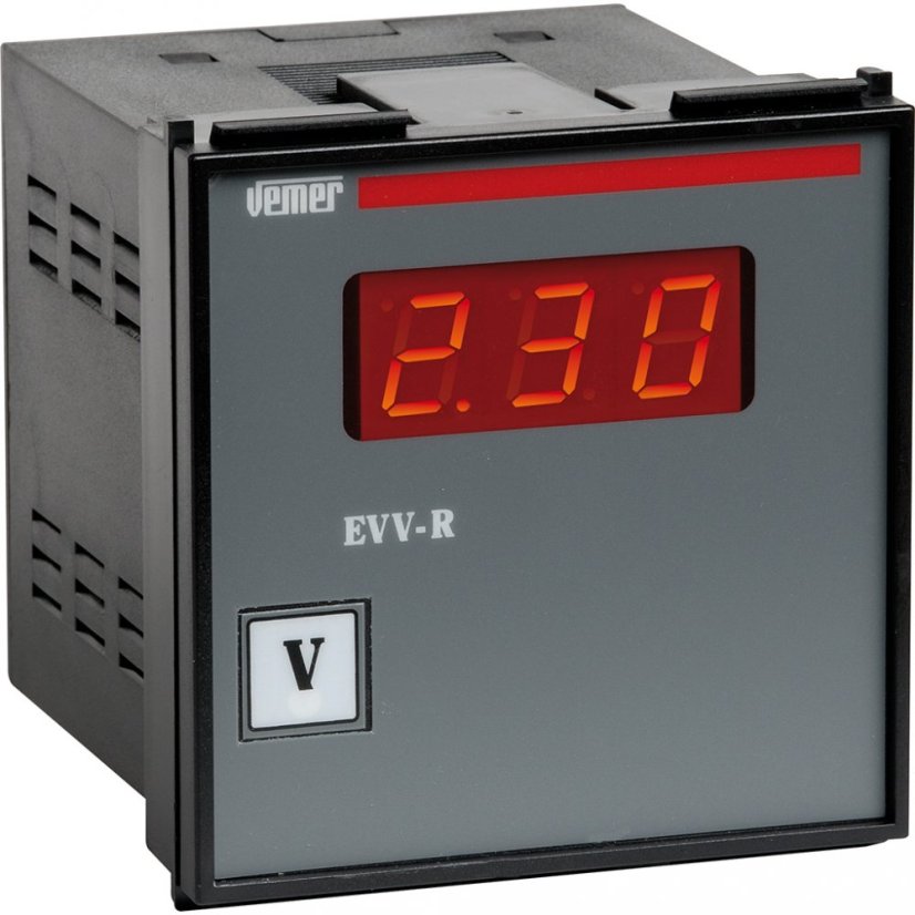 Jednofázový voltmetr Vemer EVV-R 10V DC Jednofázový voltmetr Vemer EVV-R 10V DC