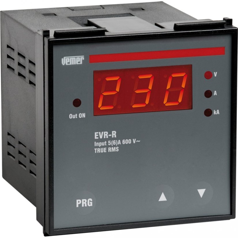 Jednofázový multifunkční přístroj s relé Vemer EVR-R 115÷230V AC Jednofázový multifunkční přístroj s relé Vemer EVR-R 115÷230V AC