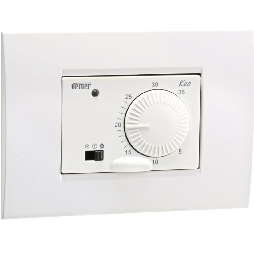 Elektronický termostat zapuštěný Vemer Keo-B Termostat Elektronický termostat zapuštěný Vemer Keo-B Termostat