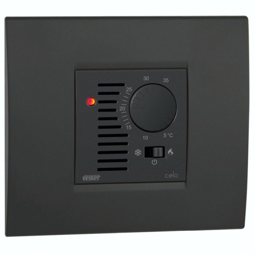 Elektronický termostat zapuštěný Vemer Celo
