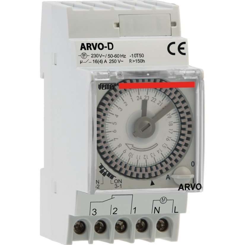 Elektromechanické spínací hodiny Vemer ARVO-D Elektromechanické spínací hodiny Vemer ARVO-D